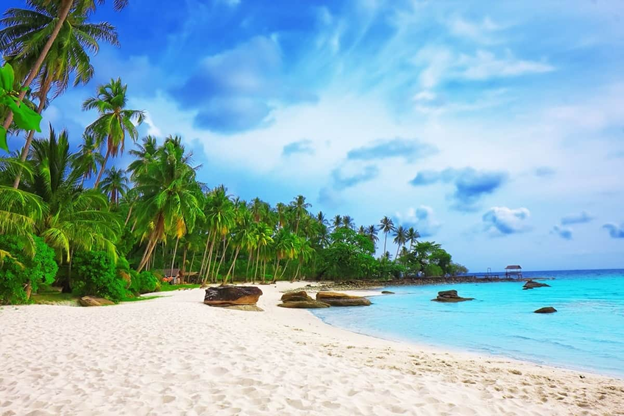 Phu Quoc island has one of the most beautiful beaches in Vietnam