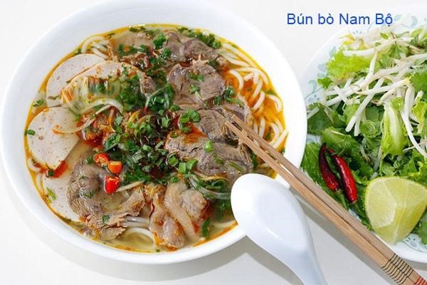 Southern beef noodle soup (Bun Bo Nam bo)