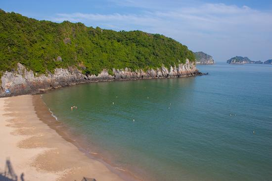 Cat Co Beach with clear blue sea, waves all year round