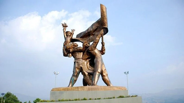Victory monument Dien Bien Phu