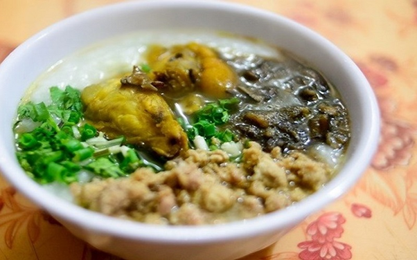 Ấu tẩu Porridge, a dish not to be missed when coming to Ha Giang 