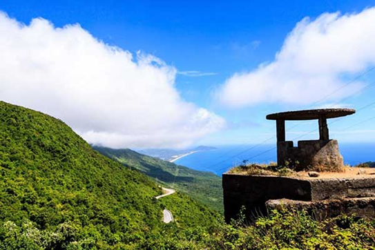 The view from Hai Van Quan, one of the must visit attractions in Hue