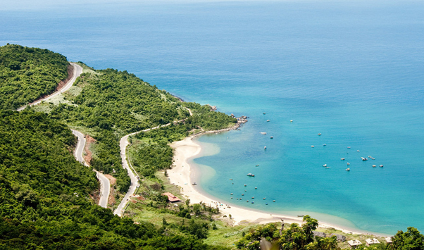 A corner of Son Tra viewed from above