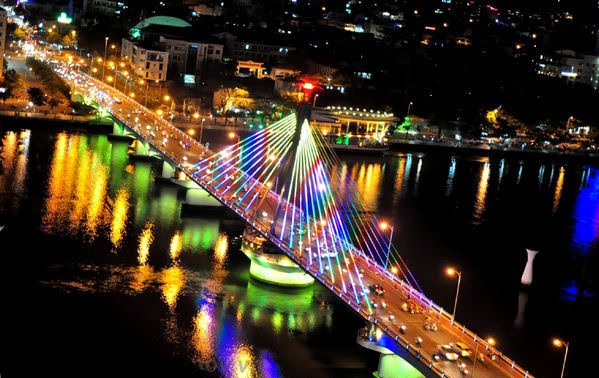 Han River Bridge at night