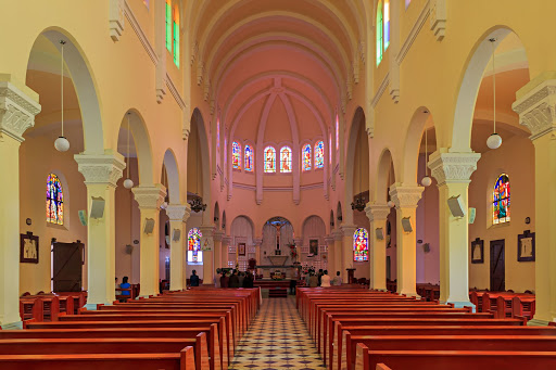 Inside Roman church