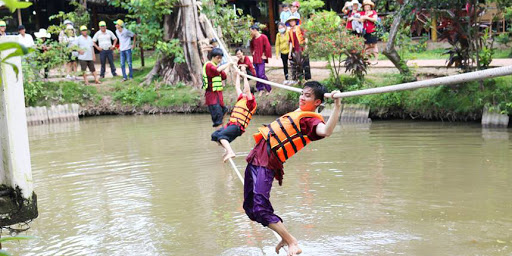 Fun activities and entertainment at Con Phung, Ben Tre