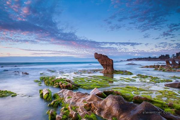 Co Thach sea and rocky beach of the Places to visit in Phan Thiet